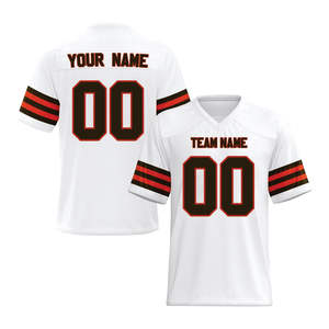 เสื้อเจอร์ซีย์ฟุตบอลอเมริกันสำหรับผู้ชาย/เยาวชนเสื้อรักบี้เย็บแบบสั่งทำ - Product Image 4