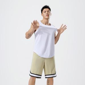 Débardeur de sport pour homme, surdimensionné, respirant, à séchage rapide, sans manches, en maille, avec logo personnalisé, décontracté, pour la musculation et la salle de sport - Product Image 5