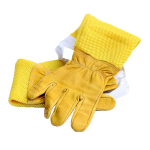 Gants d'apiculture en peau de chèvre et en caoutchouc de haute qualité de taille XL avec poignées confortables Gants de sécurité pour apiculteurs - Product Image 5