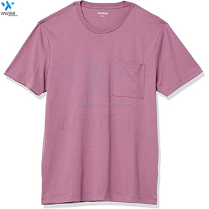 T-shirt surdimensionné en coton de qualité supérieure avec logo personnalisé pour hommes, impression unie - Product Image 3