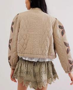 Chaqueta Acolchada para Mujer, Color Personalizado, Ropa de Moda, Chaqueta Acolchada para Mujer, Cortavientos - Product Image 2