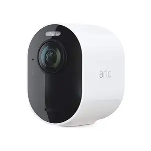 Obral kamera sorot Arlo Ultra 2, keamanan nirkabel Add-on-Wireless, Video 4K & HDR, penglihatan malam warna, bebas kabel, putih