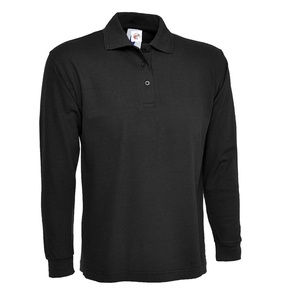 Jersey de manga larga de golf azul de alta calidad para hombre personalizado impreso y bordado con diseño de letras OEM - Product Image 2