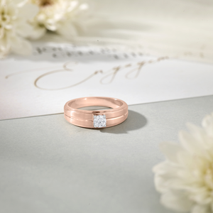 Anillo de Compromiso con Diamantes para Hombre - Siempre Tuyo - Product Image 3