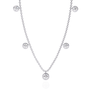 Vente en gros Collier de diamants de laboratoire CVD certifié IGI rond et personnalisé de haute qualité pour femmes - Product Image 2
