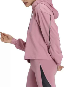 Sudadera con capucha de algodón de gran tamaño para mujer, Top corto con estampado personalizado bordado, estilo Vintage, entrenamiento al aire libre para invierno - Product Image 3