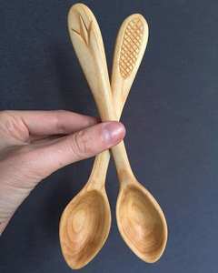 LOOKING Ensemble d'ustensiles de cuisine en bois de teck ou d'acacia naturel avec repose-cuillère Ensemble de cuillères de cuisine en bois et porte-ustensiles - Product Image 6