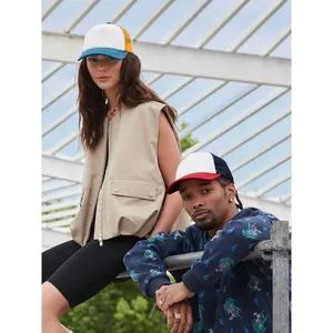 Casquette de camionneur rétro personnalisée à 5 panneaux pour la promotion de produits - Product Image 2