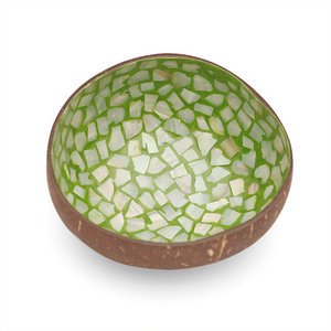 ชุดชามมะพร้าวแบบฝังลายโบฮีเมียนเป็นมิตรต่อสิ่งแวดล้อมเครื่องใช้ในครัวขัดเงาขายส่งราคาถูก - Product Image 5