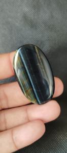 จี้หินตาเสือสีน้ำเงินธรรมชาติ เครื่องประดับอัญมณีคุณภาพสูง หินเจียระไนแบบหลวม UDGEMS - Product Image 5