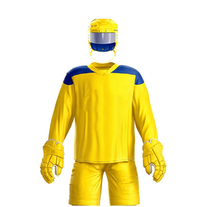 Ventes en gros, qualité supérieure, logo personnalisé, impression numérique, 100% polyester, antibactérien, écologique, hockey sur glace - Product Image 1