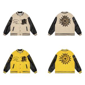 LAYENNE Veste universitaire Letterman de baseball personnalisée pour hommes Manches en cuir brodées en chenille de haute qualité Impression tissée - Product Image 3