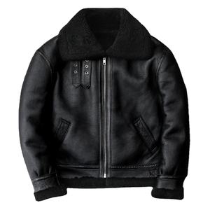 OEM más vendidos de alta calidad bajo MOQ Plus-Size chaqueta de invierno de cuero con calefacción personalizado de los hombres negro B3 frente impermeable - Product Image 5
