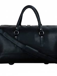 Bolsa de Viaje de Piel Negra de Lujo, con Ruedas, Grande, para Fin de Semana, Equipaje de Mano, Impermeable, Deportiva, de Poliéster, Resistente - Product Image 2