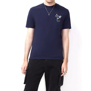 Camisetas de algodón para hombre al por mayor, bordadas con transpirables y de bajo precio, hechas en Pakistán, servicio OEM - Product Image 1