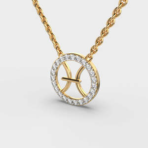 จี้เพชรราศีมีน (พร้อมโซ่) - Product Image 3