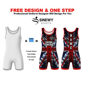 Combinaisons de lutte personnalisées pour hommes, sublimation, combinaison de lutte pour jeunes, combinaison de lutte décontractée personnalisée, OEM - Product Image 5