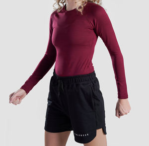 Chemise de compression de fitness à séchage rapide personnalisée en gros pour femmes collants souples à manches longues et en peluche pour l'entraînement MMA - Product Image 5