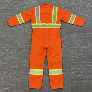 Overol de Seguridad para Hombre, ANSI Clase 2, EN ISO 20471 CLASE 2, Cinta Reflectante, Azul, Transpirable, Algodón y Poliéster - Product Image 5