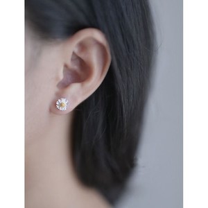 Orecchini a Perno Trendy in Argento Sterling con Zirconi e Perle per Feste - Regalo di Natale con Confezione Regalo B15 - Product Image 3