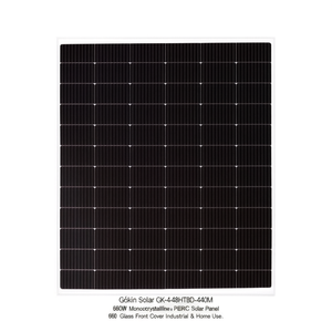 Panneau solaire monocristallin PERC Gokin Solar GK-4-48HTBD-440M 660W avec couvercle en verre pour usage industriel et domestique - Product Image 2
