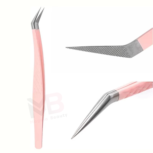 แหนบต่อขนตาเคลือบพลาสมา ดีไซน์ใหม่ล่าสุด จับถนัดมือ คุณสมบัติใหม่  รับทำโลโก้ - Product Image 5