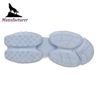 Vente en gros de semelles de chaussures de course pour hommes Wolf Brand Semelles extérieures en PU + TPU Semelles de chaussures décontractées à semelle épaisse haut de gamme