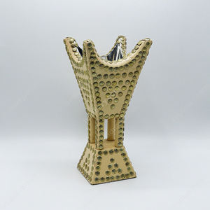 Brûleur Bakhoor fait à la main en métal Bukhoor brûleur bois pour cadeau de mariage brûleur d'encens électrique Bakhoor par Tradnary Exim Pvt Ltd - Product Image 1