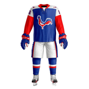 Uniforme personnalisé de hockey sur glace pour hommes-Ensemble de maillot de sublimation et d'usure - Product Image 2