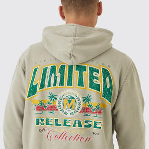 เสื้อฮู้ดแบบสวมหัวปักโลโก้ได้ตามต้องการเสื้อฮู้ดผ้าฝ้ายโพลีเอสเตอร์สแปนเด็กซ์ไซส์ใหญ่พิเศษ - Product Image 3