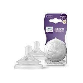 Avent risposta naturale biberon 6 numero 6 + 2 mesi SCY966/02