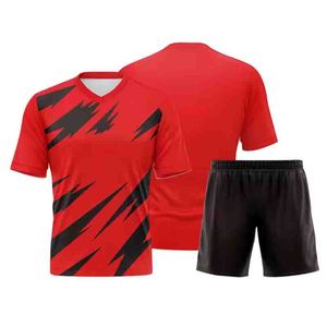 Custom Yellow Black Soccer Jersey Set Football <b>Shorts</b> Quick Dry Printed Team Kit V Neck Adults - Product Image 5