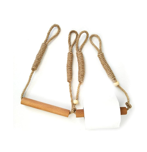 ที่วางม้วนกระดาษชำระเชือกแบบแขวนผนังดีไซน์เรียบง่าย - Product Image 3