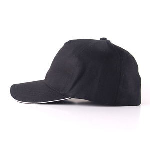 Unisex 5-Panel Street Style Baseball <b>hats</b> <b>Promotion</b> Outdoor Sports <b>Hat</b> in Black Made of Polyester/Cotton - Product Image 4
