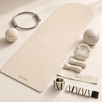 Kit Pilates & Yoga ARTIVA avec haltères, bracelets de cheville/poignet, barre de musculation, anneau de résistance - Silicone personnalisé unisexe
