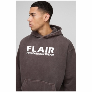 เสื้อฮู้ดสวมหัวผ้าคอตตอนออร์แกนิกสำหรับผู้ชาย100% มีฮู้ดผ้าหนาทรงโอเวอร์ไซส์ - Product Image 4