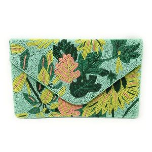 Lo último en bordado de cuentas hecho a mano elegante Flor de moda personalizado colores mezclados cuentas de vidrio bolso de mano superior hermoso lindo lujo nuevo - Product Image 3