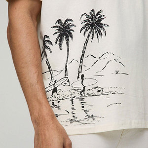 Camiseta de Verano de Corte Holgado Más Vendida para Hombre, 100% Algodón, Moderna y Elegante con Estampado Gráfico - Product Image 6