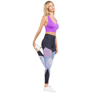 Mallas de mujer de nuevo diseño en tela de poliéster 100%, diseño personalizado, ropa de gimnasio, pantalones de Yoga - Product Image 6