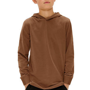 ชุดเสื้อผ้าลำลองผ้าฟลีซระบายอากาศมีฮู้ดพิมพ์ลายน้ำหนักเบามีโลโก้ด้านหน้าสำหรับฤดูหนาว - Product Image 1