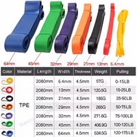 Bandas de Resistencia VIGFIT de Nuevo Color para Ejercicios de Estiramiento y Entrenamiento Corporal, Juego de Bandas de Resistencia Gruesas y Resistentes