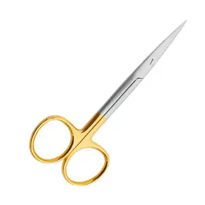 外科级手术剪刀尖点半金手术剪刀4.75 “德国不锈钢缝线切割剪刀