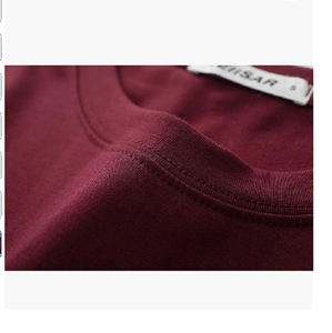 เสื้อยืดผ้าฝ้ายออร์แกนิค100% นุ่มสำหรับผู้ชายมาใหม่ใส่ในชีวิตประจำวันสวมใส่สบายคอกลมและแขนสั้น - Product Image 4