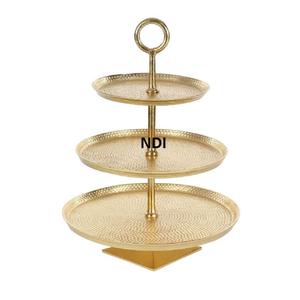 Gorgeous Looking Wedding Birthday Christmas Party Celebration <b>Cup</b> <b>Cake</b> Metal Shiny Finishing <b>Cup</b> <b>Cake</b> Stand For Bars Usage - Product Image 4