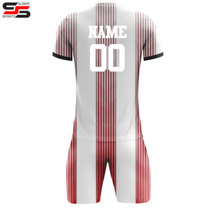 Maillots de football 100% polyester légers, séchage rapide, respirants avec découpe automatisée, noms d'équipe personnalisés, approvisionnement OEM - Product Image 2