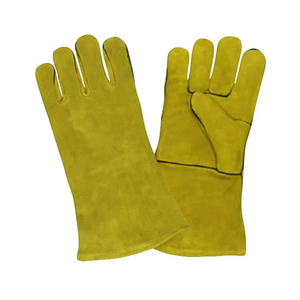 Conception ergonomique 3D Gants en cuir anti-vibration résistants aux chocs Gants de protection des mains Gants de sécurité au prix - Product Image 5