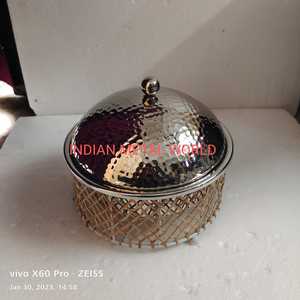 Casserole en acier inoxydable au design de luxe, marmite en métal de qualité créative pour l'organisateur d'événements de mariage à bas prix - Product Image 4