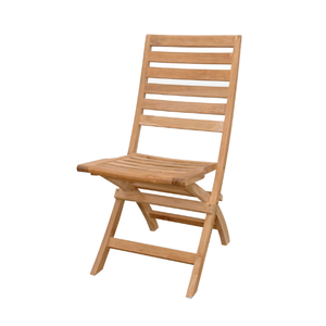 Eco-friendly teak wood folding chair for outdoor use, modern style for one person, modern design, suitable for the beach - Product Image 3
