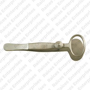 Pince à paupières ophtalmique à plaque supérieure enduite de couleur Instrument médical Pince à Chalazion Desmarres légère en acier inoxydable - Product Image 1