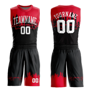 Uniforme de basket-ball 100% polyester noir pur avec nom d'équipe personnalisé, nom et numéro du joueur imprimés, maillots de basket-ball pour adultes - Product Image 6